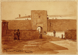 Dibuix - Portal de Santa Madrona (Barcelona) -