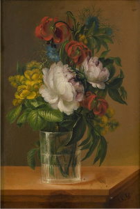 Pintura - Gerro amb flors -