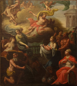 Pintura - Oferiment de dos bessons nounats a Júpiter -