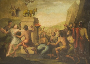 Pintura - L’adoració del vedell d’or -