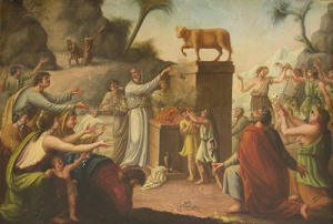 Pintura - L’adoració del vedell d’or -