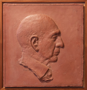 Escultura - Retrat de Jordi Bonet i Armengol (relleu) -