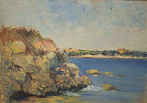 Pintura - Paisatge costaner -