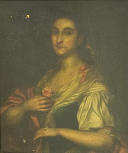 Pintura - Còpia del Retrat de Margarita Guazzi d’Anton Raphael Mengs -